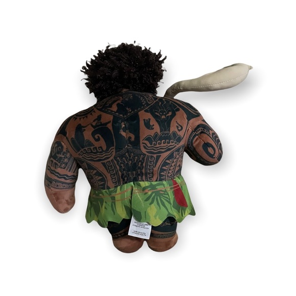 Moana Maui w/Fish Hook Plush Stuffed Doll Disney Store Collection 14” Demigod - Picture 6 of 8